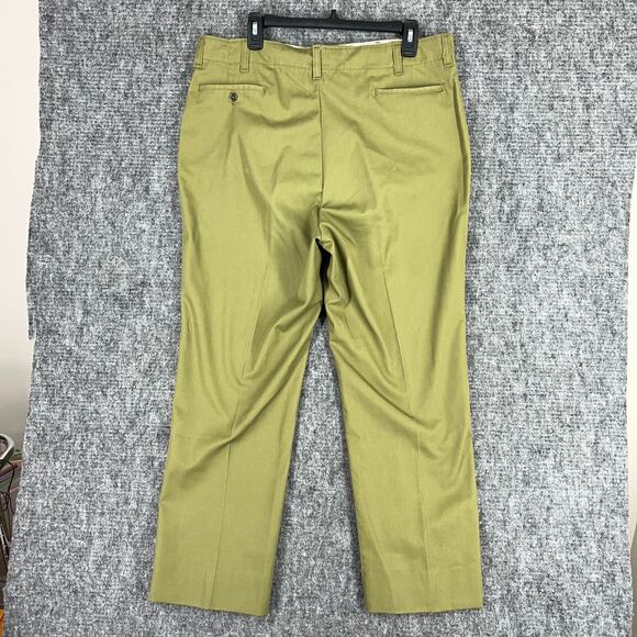 Boy Scouts Pants Mens 36x28 Olive Scouting Chino BSA Uniform - Picture 2 of 10
